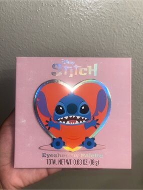 Disney Pink Stitch Heart Eyeshadow Palette